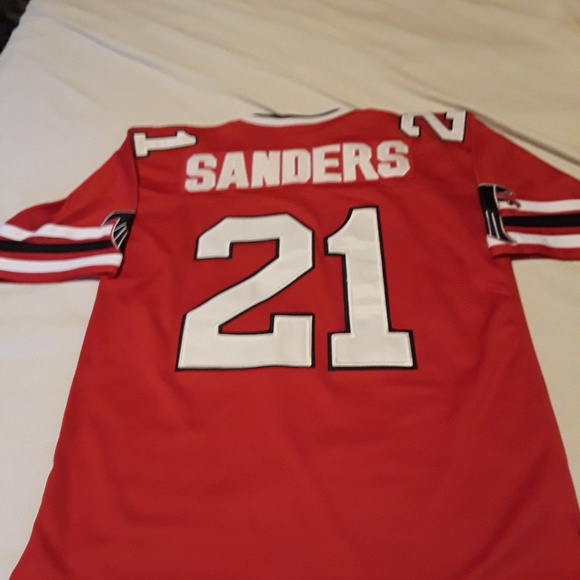 red deion sanders falcons jersey